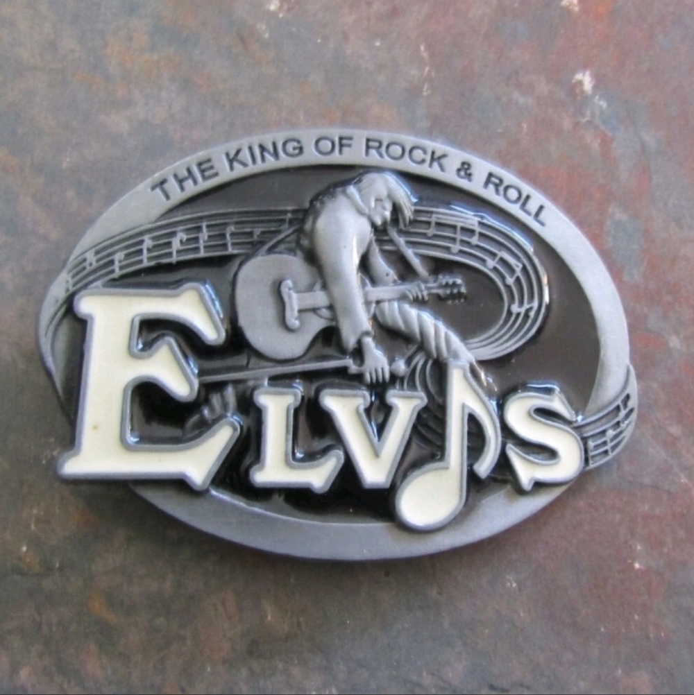 New Elvis Presley The King Of Rock And Roll belt buckle Men and Women